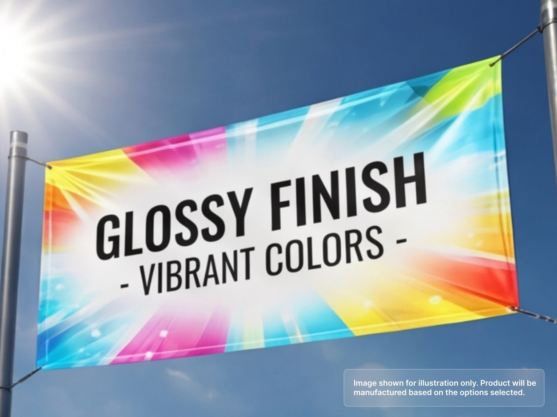 Custom Vinyl Banner with Glossy Finish