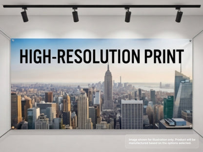 Custom Vinyl Banner with High-Resolution Print