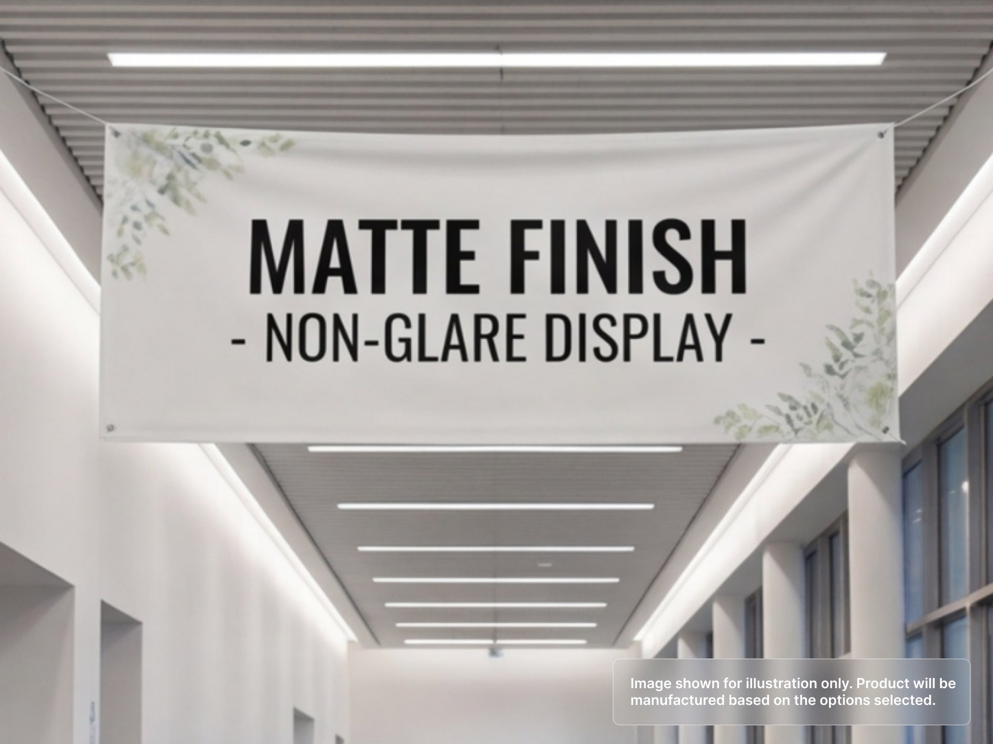 Custom Vinyl Banner with Matte Finish