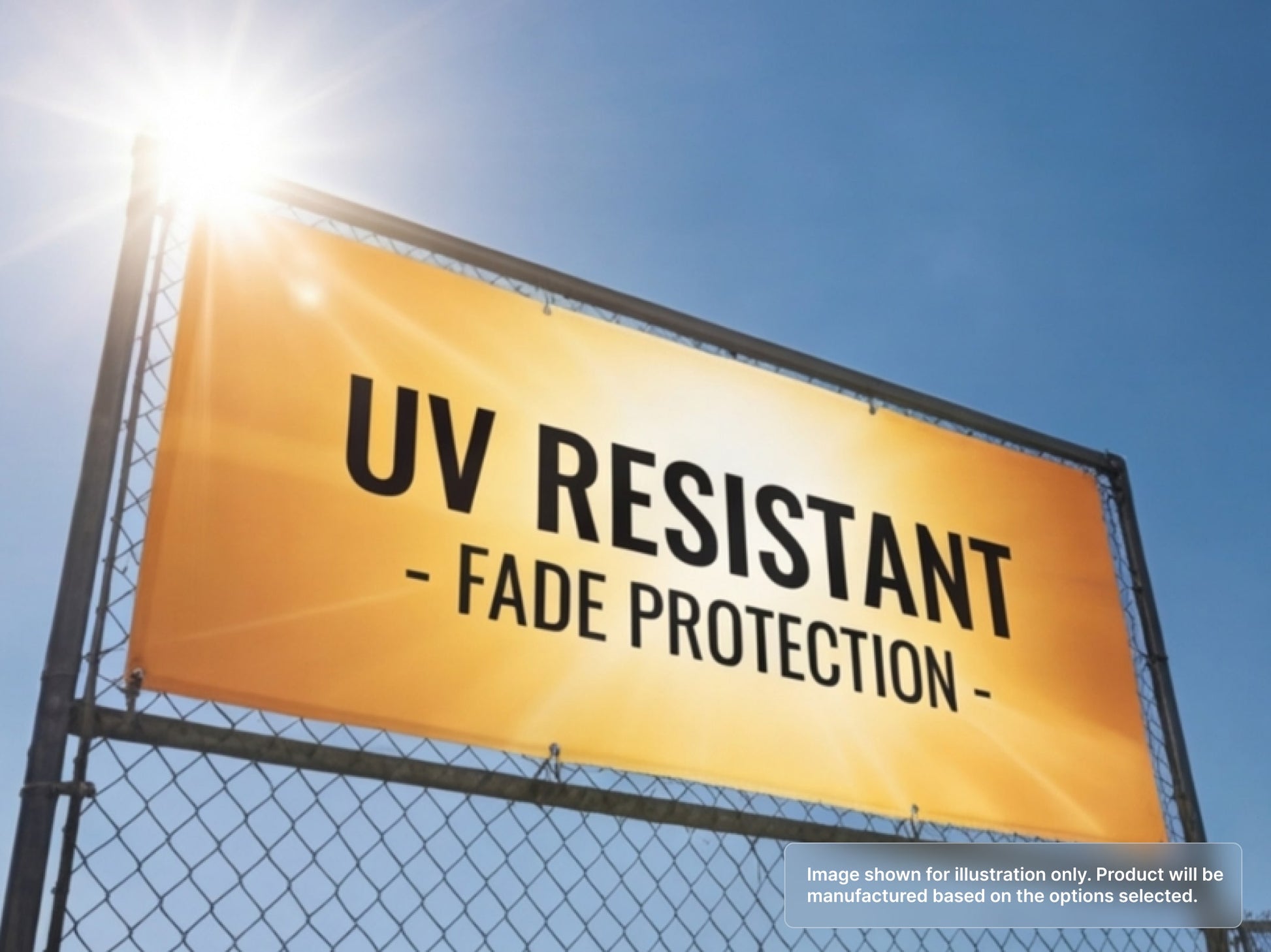 Custom Vinyl Banner with UV Resistant