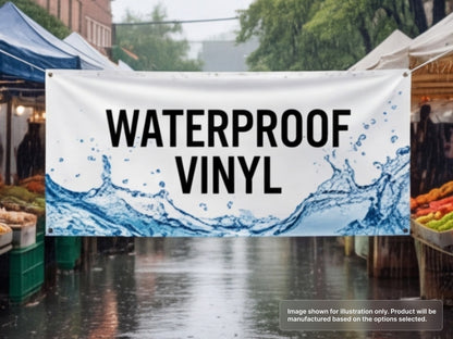 Custom Vinyl Banner with Waterproof