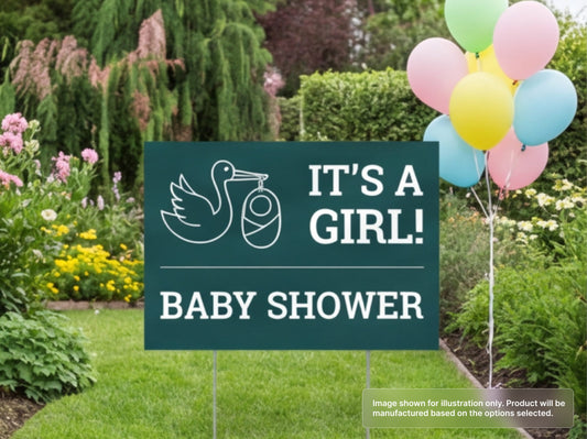 Custom Yard Signs for Baby Showers