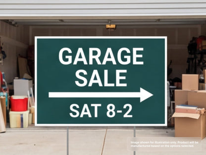 Custom Yard Signs for Garage Sales