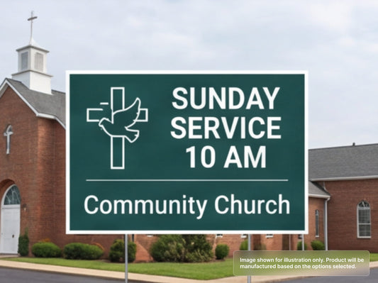Custom Yard Signs for Religious Organizations