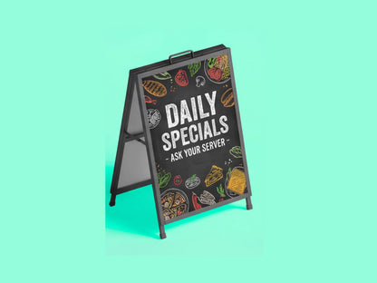 Daily Specials Metal A Frame Signs