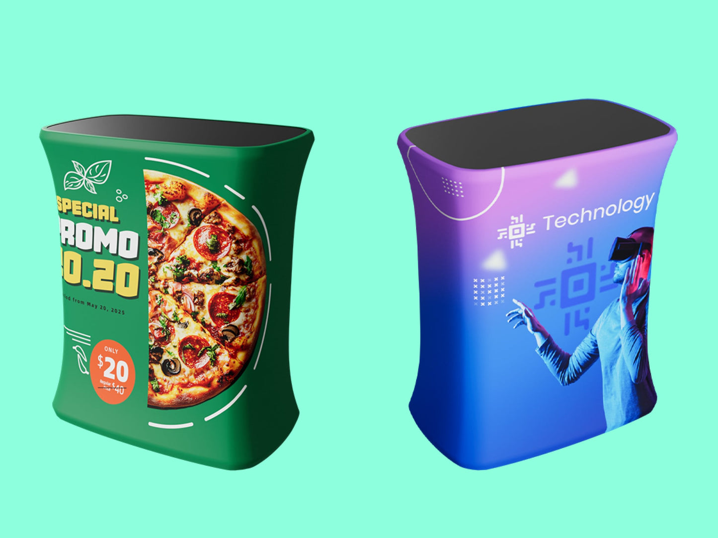 Deluxe Popup Counter Portable counter