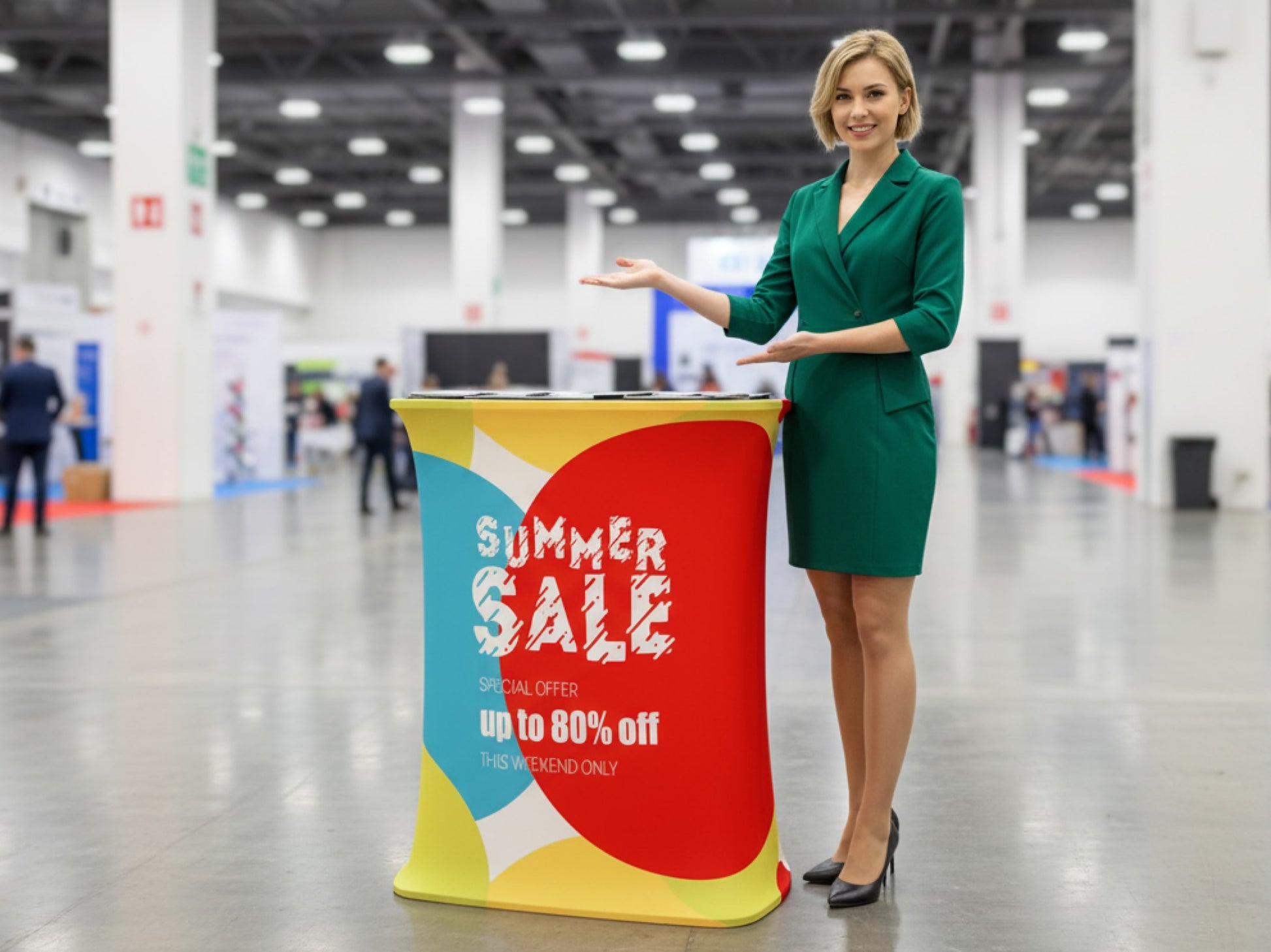 Deluxe Popup Counter Ready for Trade Show