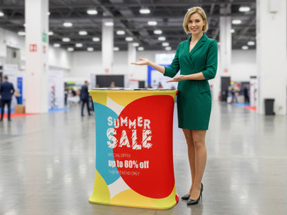 Deluxe Popup Counter Ready for Trade Show