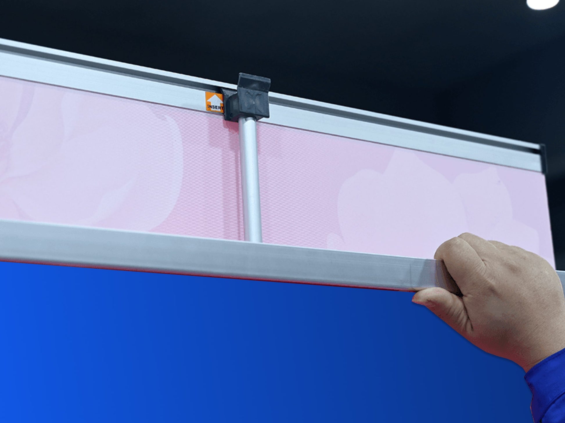 Double Side ROLL UP BANNER how to setup