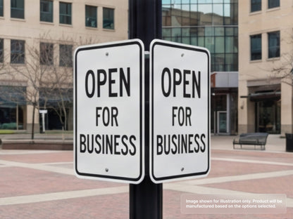 Double Sided Custom Aluminum Signs