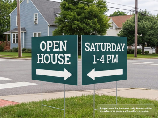 Double Sided Custom Yard Signs