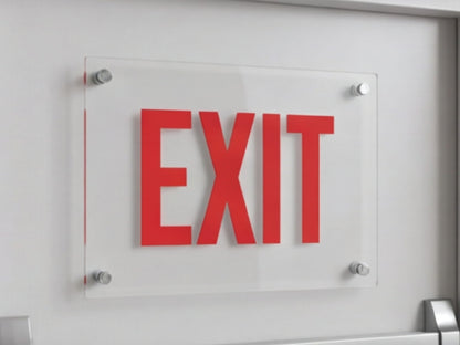 Drilled Holes Custom Acrylic Signs