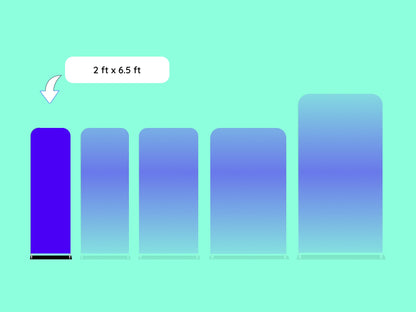 2 x 6.5 ft EZ Extend Display