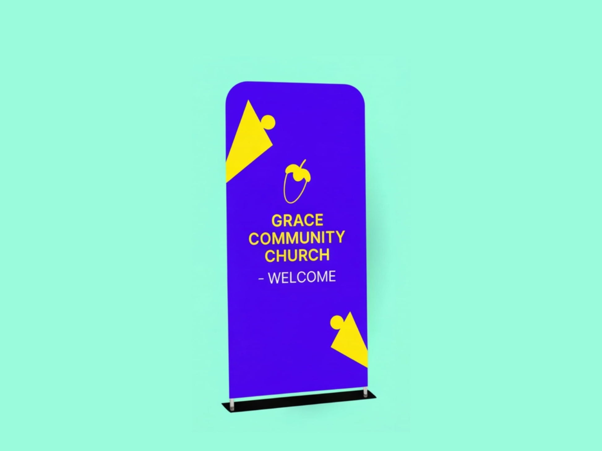 EZ Extend Tension Fabric Display for Church