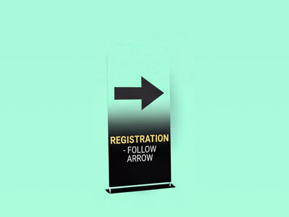 EZ Extend Tension Fabric Display for Directional