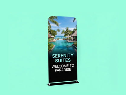 EZ Extend Tension Fabric Display for Hospitality