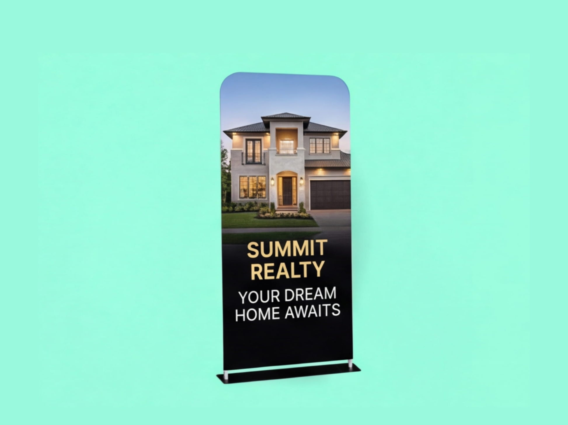 EZ Extend Tension Fabric Display for Real Estate