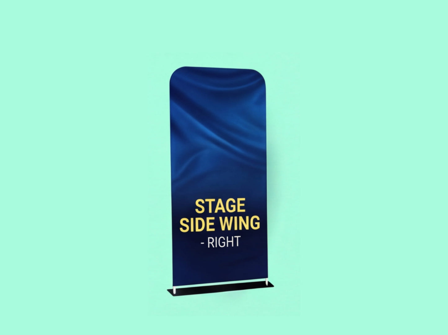 EZ Extend Tension Fabric Display for Stage Side Wing