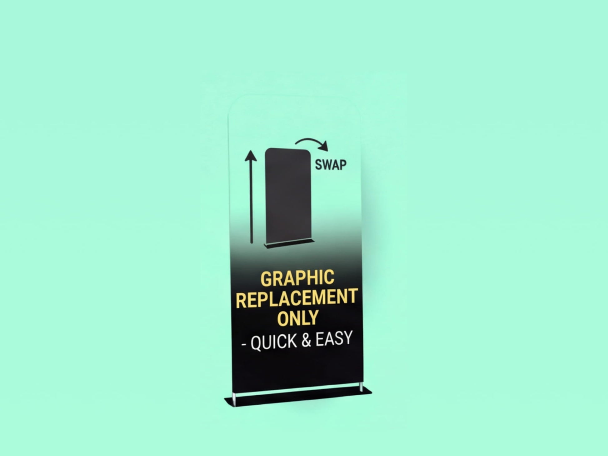 EZ Extend Tension Fabric Display with Graphic Replacement Only