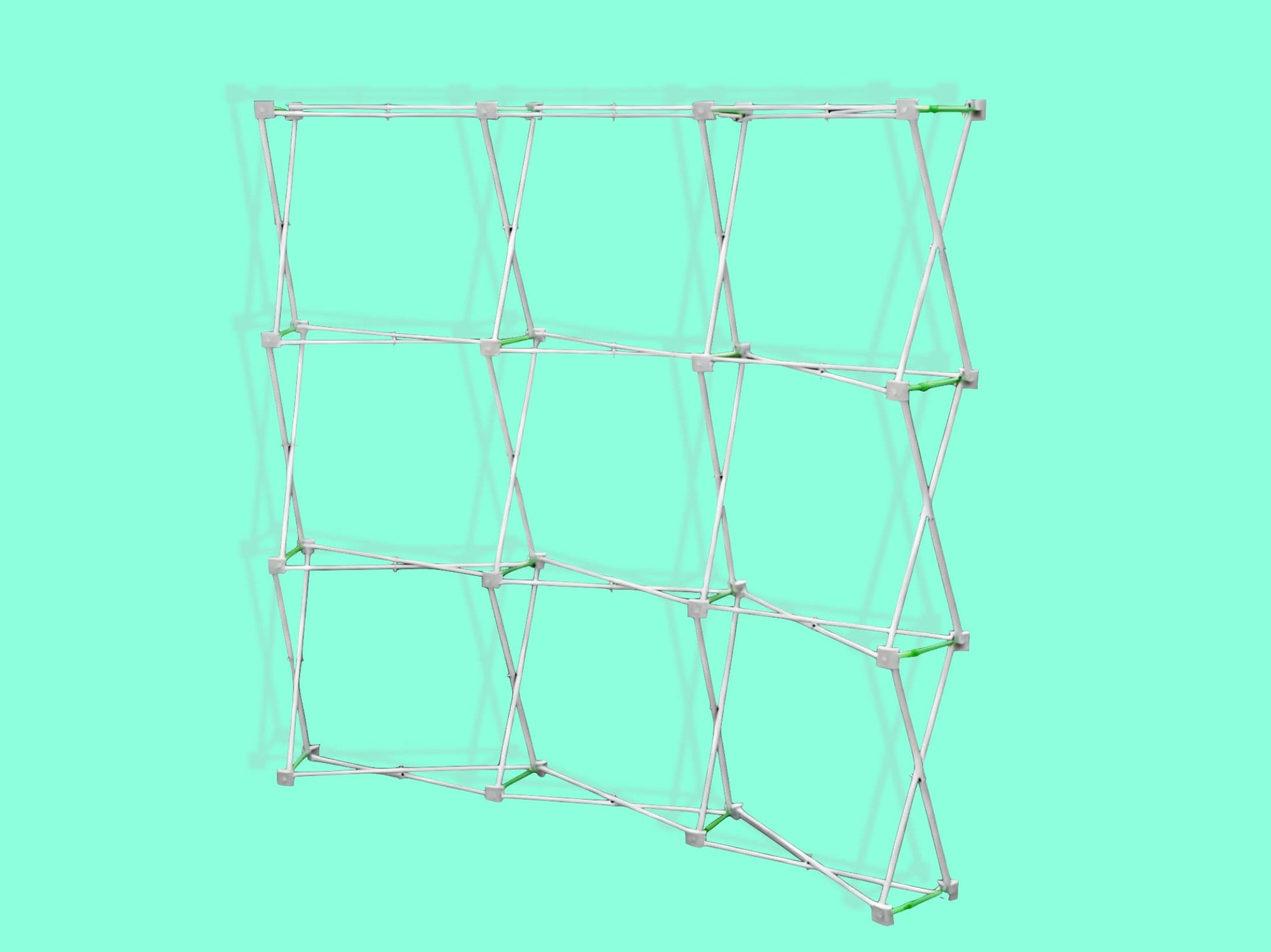Fabric Curved Pop Up Display Frame