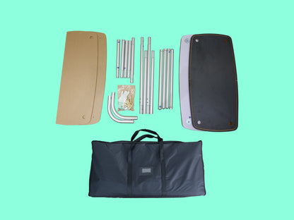 Fabric Backwall Display Rack Hardware