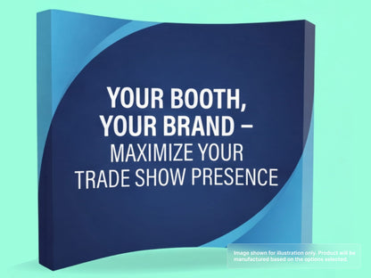 Fabric Curved Pop Up Display for for Exhibitors