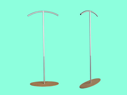 Fabric Display Tower Frame Structure