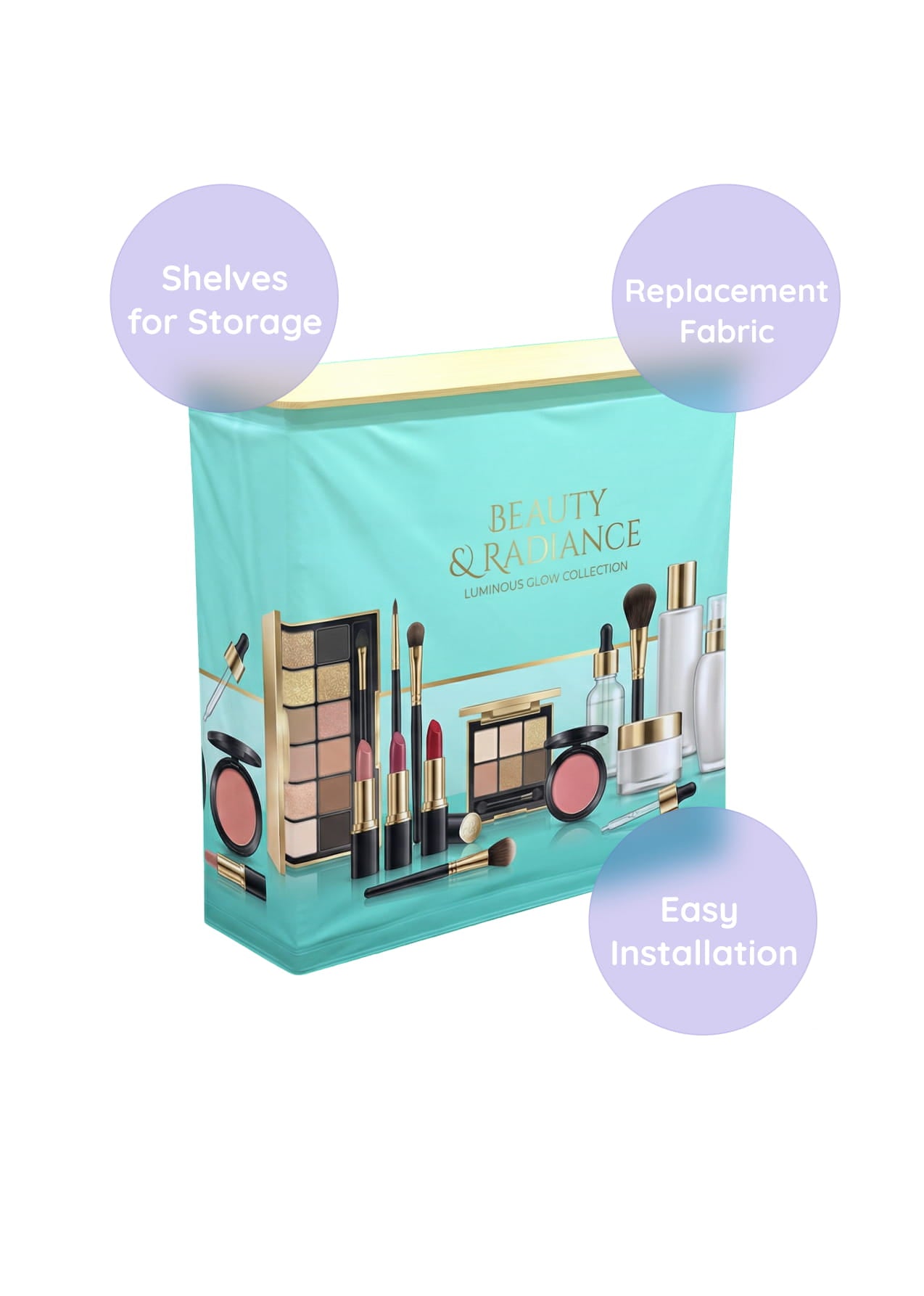 Fabric Pop Up Counter Display Features