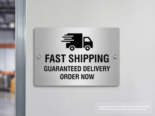 Fast Shipping Custom Aluminum Signs