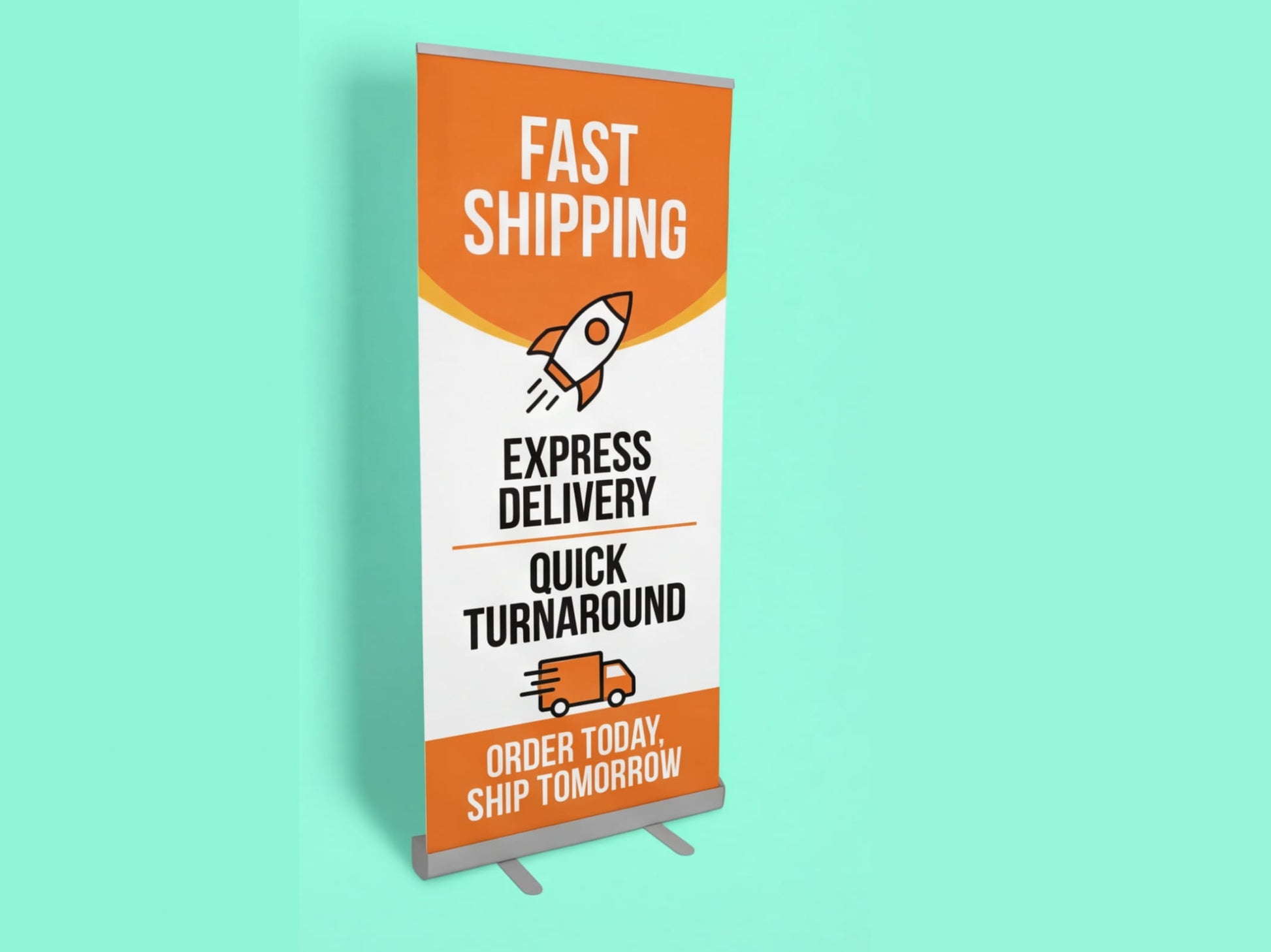 Fast Shipping Custom Retractable Banner