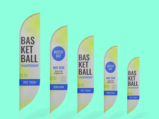 Compact and Portable Custom Feather Flag