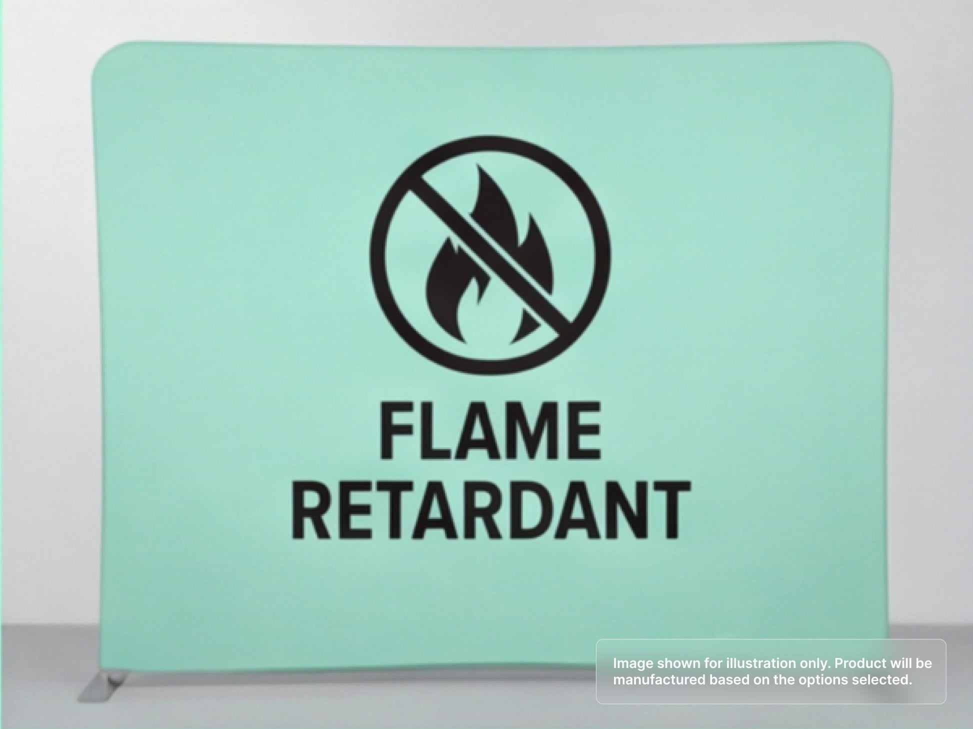 Flame Retardant Fabirc Straight Pillow Case Tension Fabric Backdrop