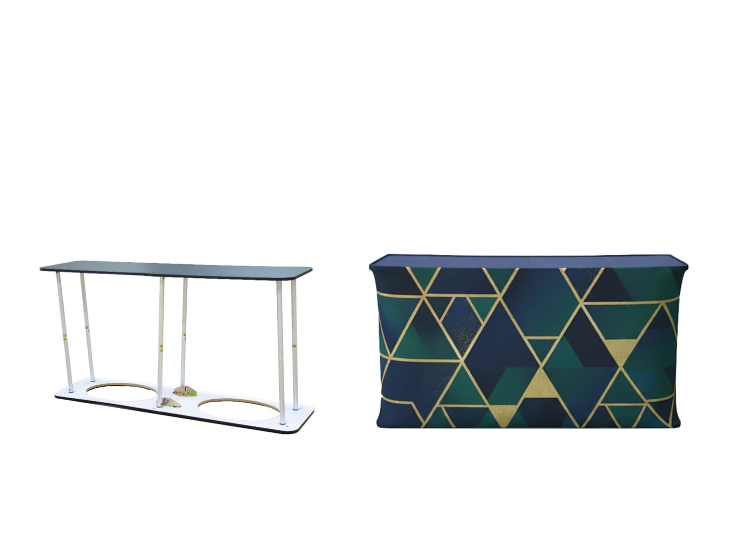 Folding Fabric Display Counter Easy to assemble