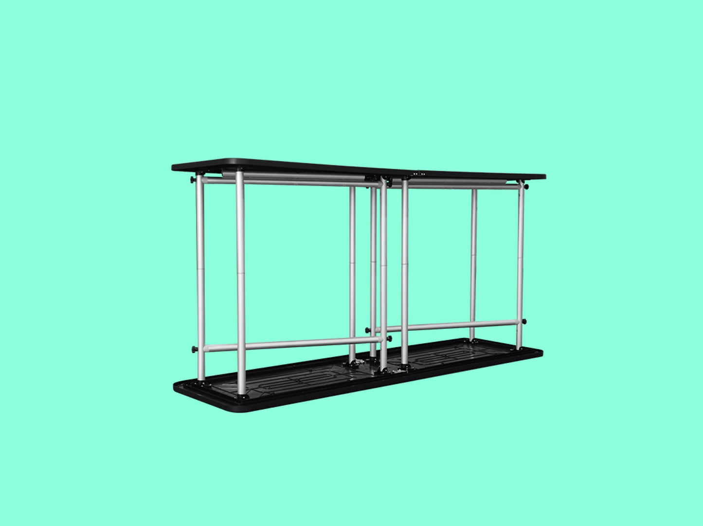 Folding Fabric Display Counter Frame Structure