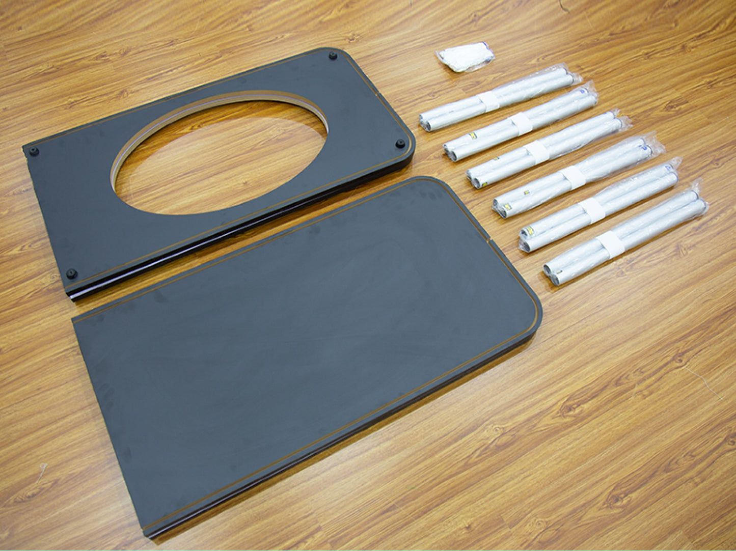 Folding Fabric Display Counter Top and fittings