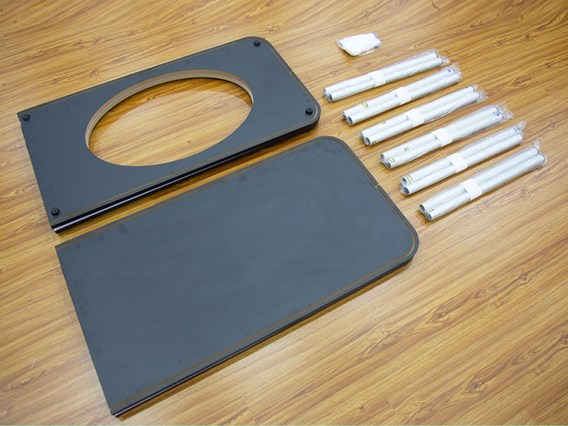 Folding Fabric Display Counter Top and fittings