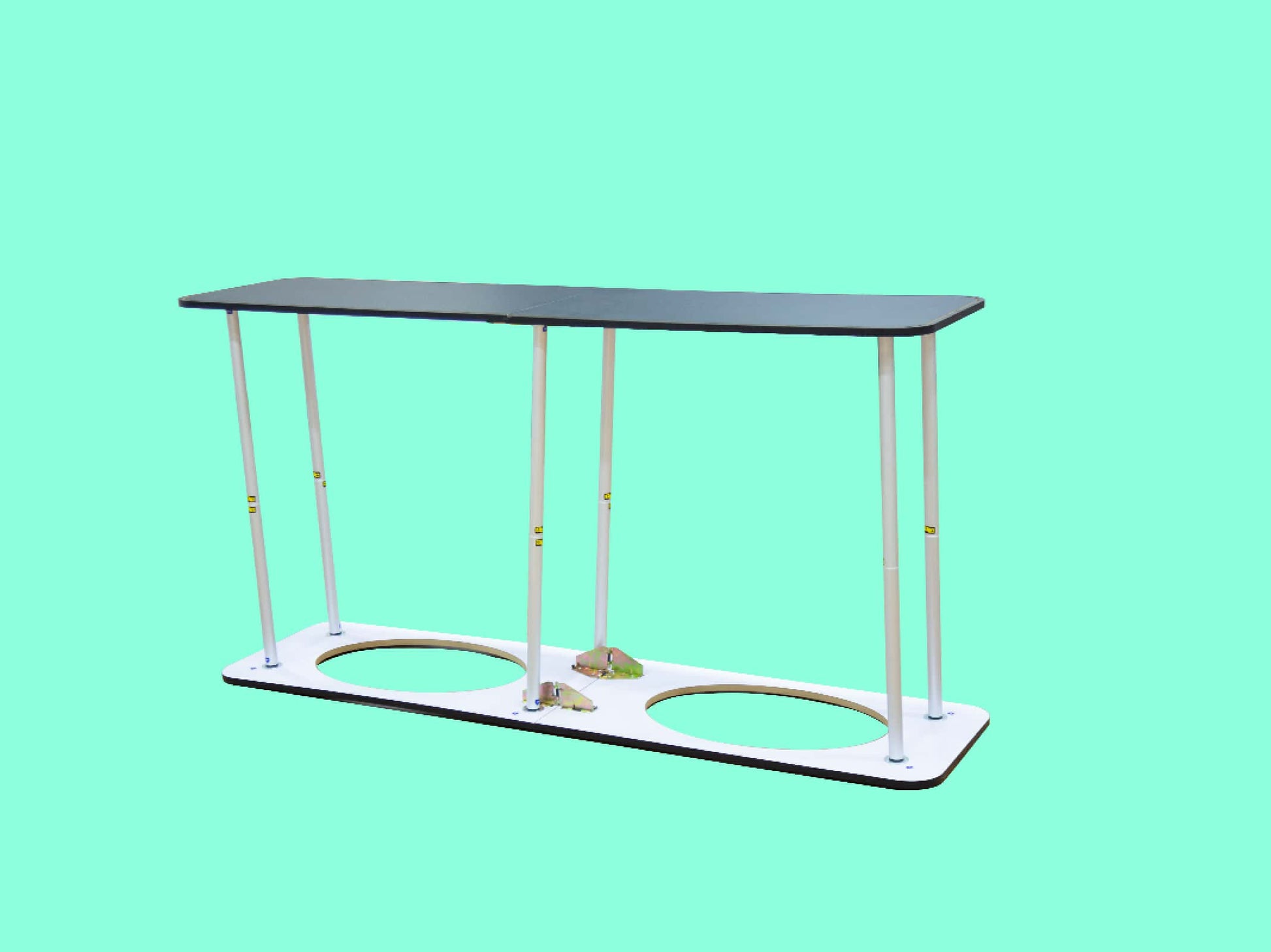 Folding Fabric Display Counter assembled hardware