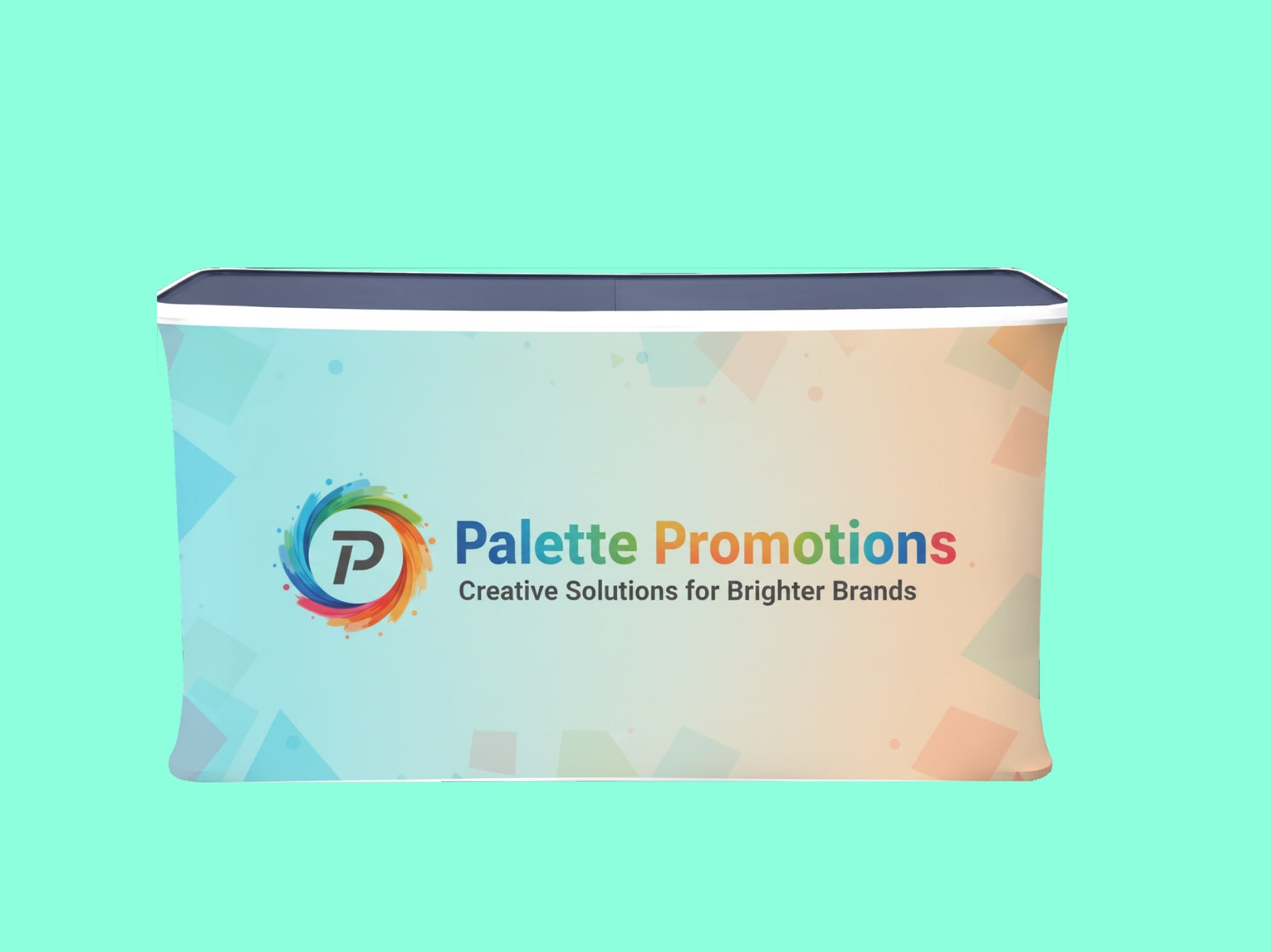 Folding Fabric Display Counter branding table for trade show