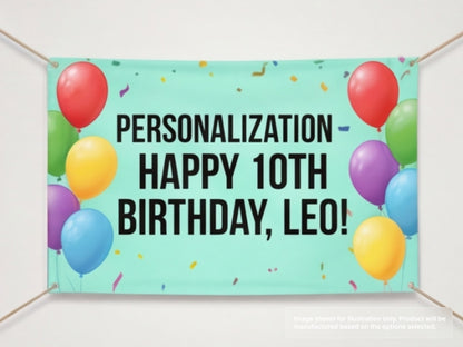 Custom Vinyl Banner with Personalization