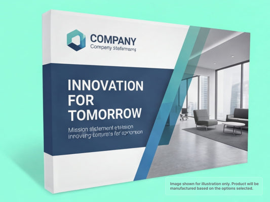 Straight Fabric Pop Up Display for Lobby Display