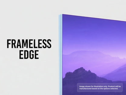 Frameless Look SEG Light Box Display Panel