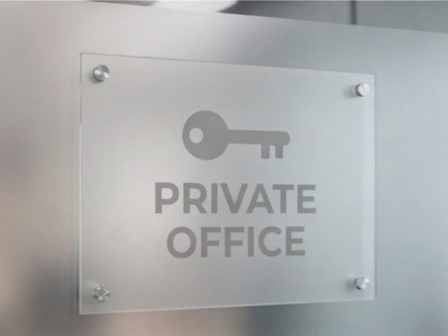 Frosted Etched look Custom Acrylic Signs