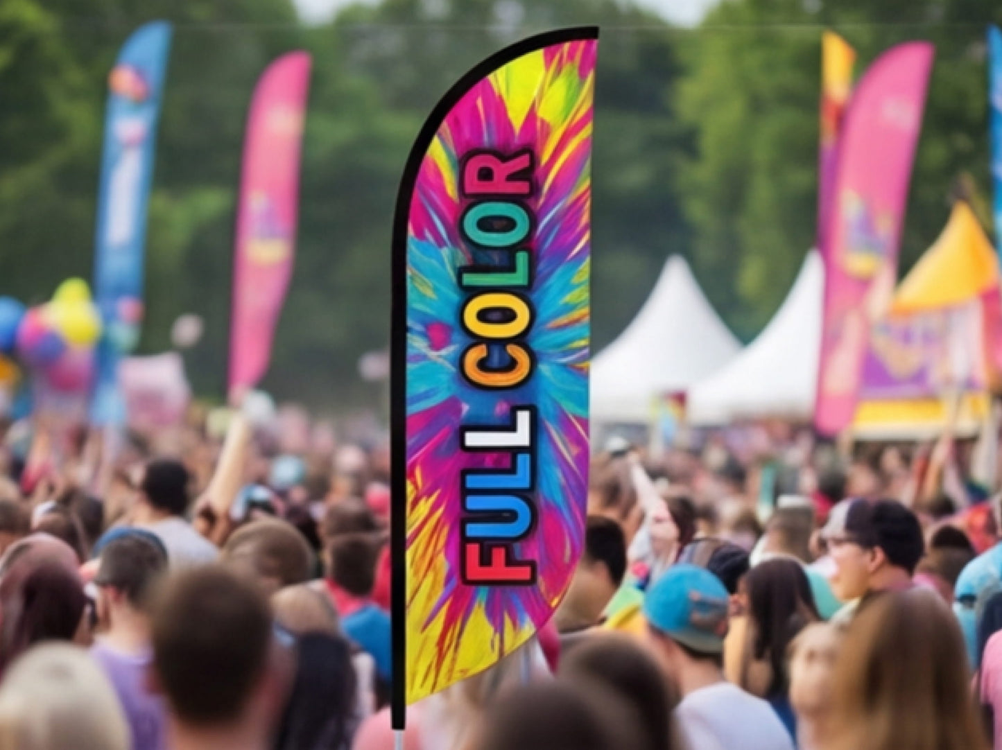 Full Color Custom Feather Flag