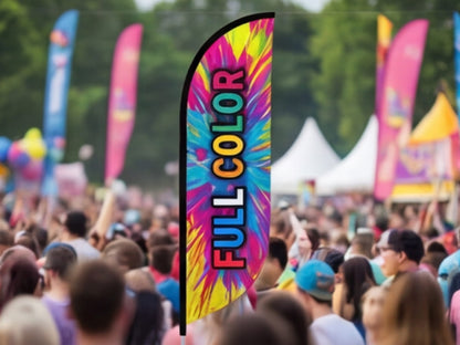 Full Color Custom Feather Flag