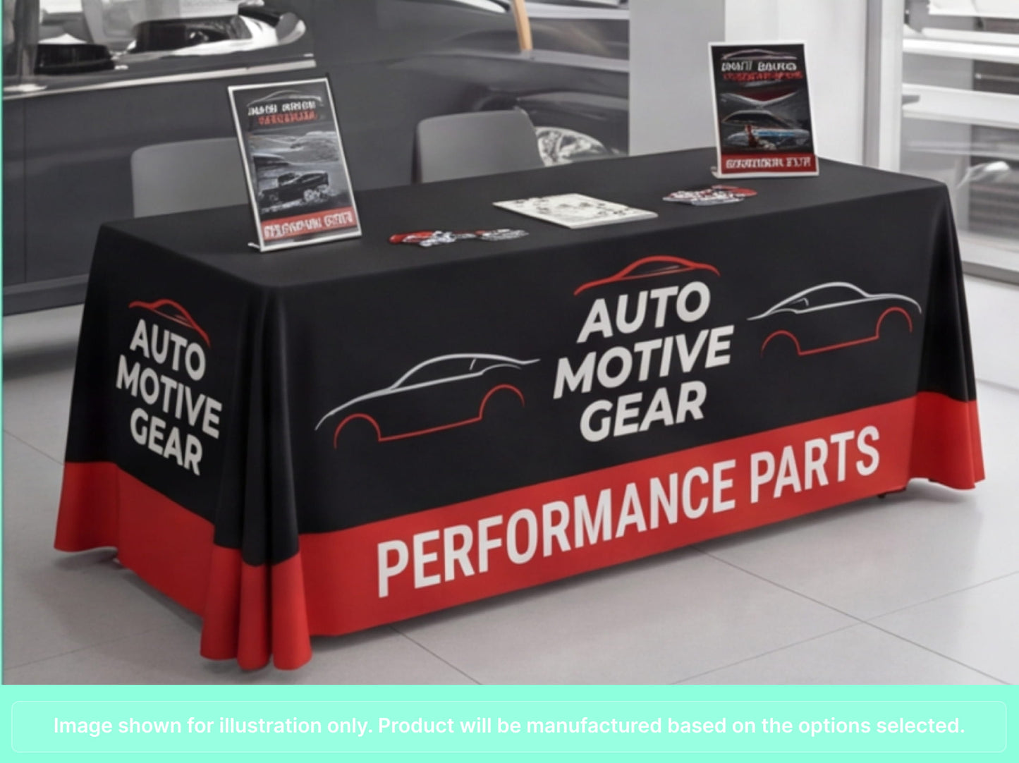 Full Printed Table Cover Throws for Automotive