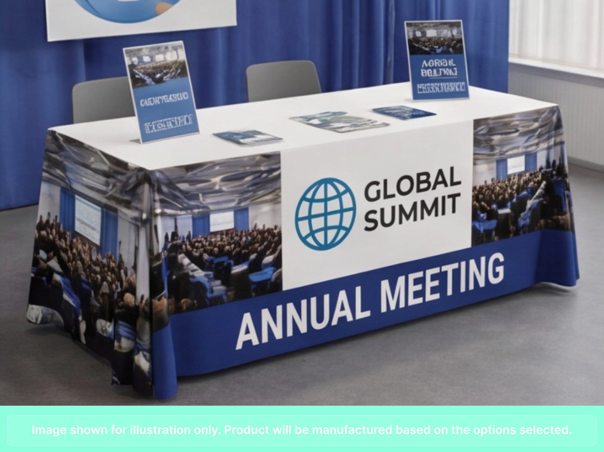 Full Printed Table Cover Throws for Conventions