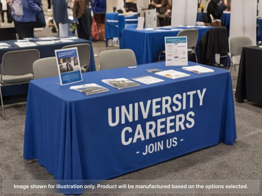 Full Printed Table Cover Throws for Recruiting Station