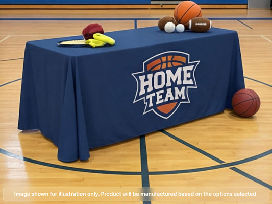 Full Printed Table Cover Throws for School Gymnasium