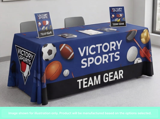 Full Printed Table Cover Throws for Sports & Athletics