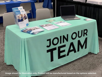 Full Printed Table Cover Throws for for Recruiters